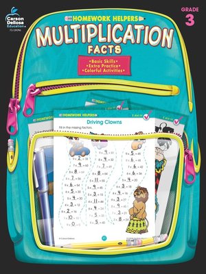 cover image of Multiplication Facts, Grade 3